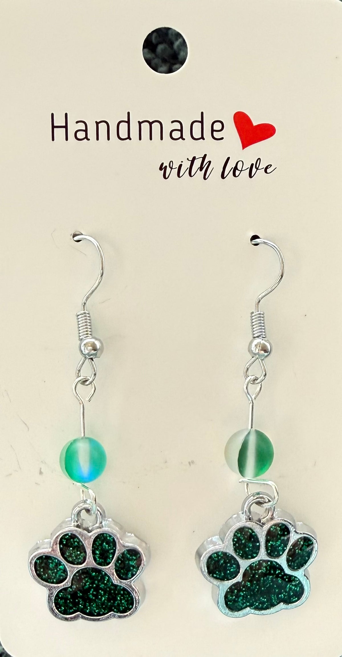 Alaska theme sterling silver earrings