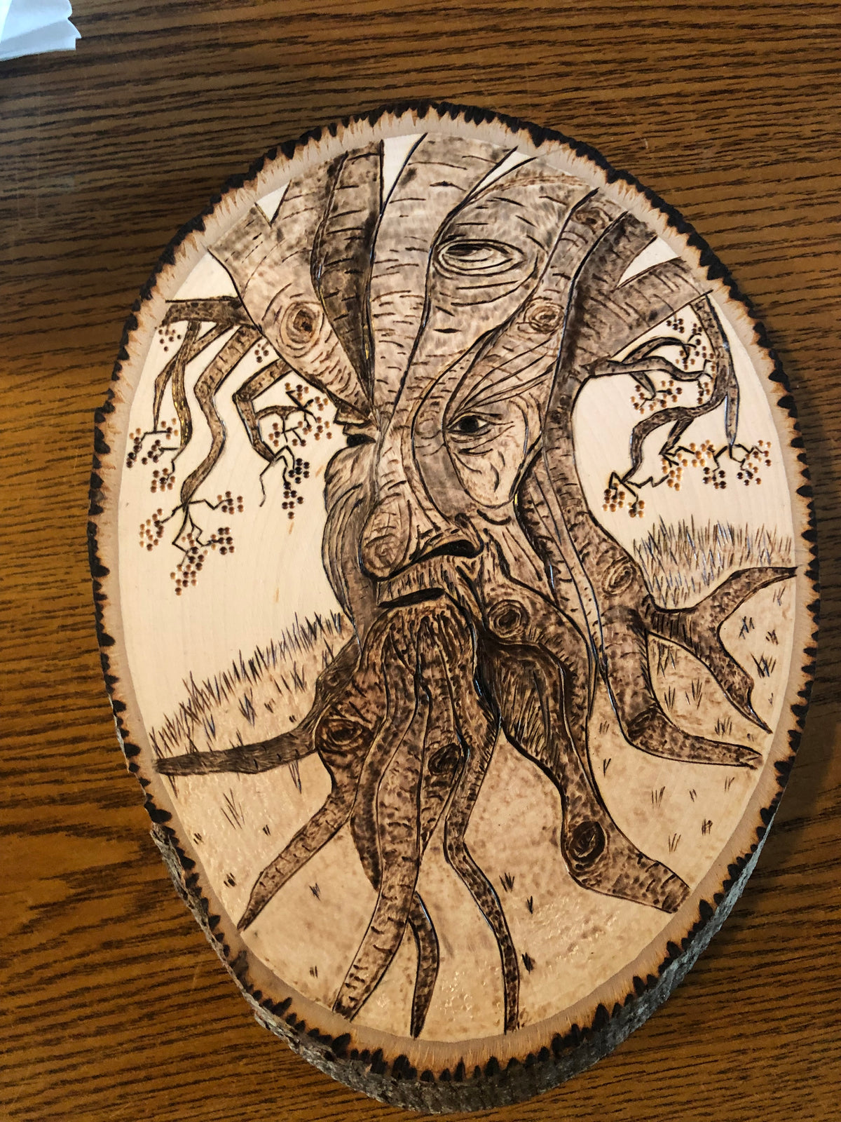 Wood burned pictures