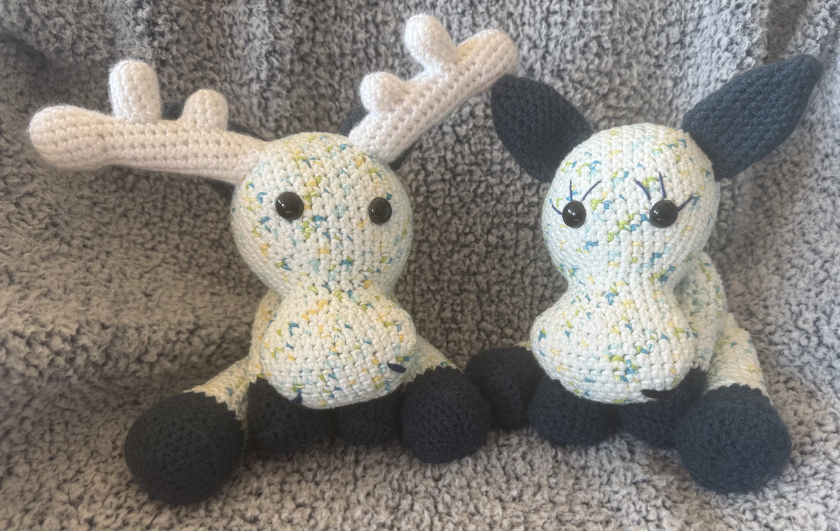 Hand crocheted stuffies