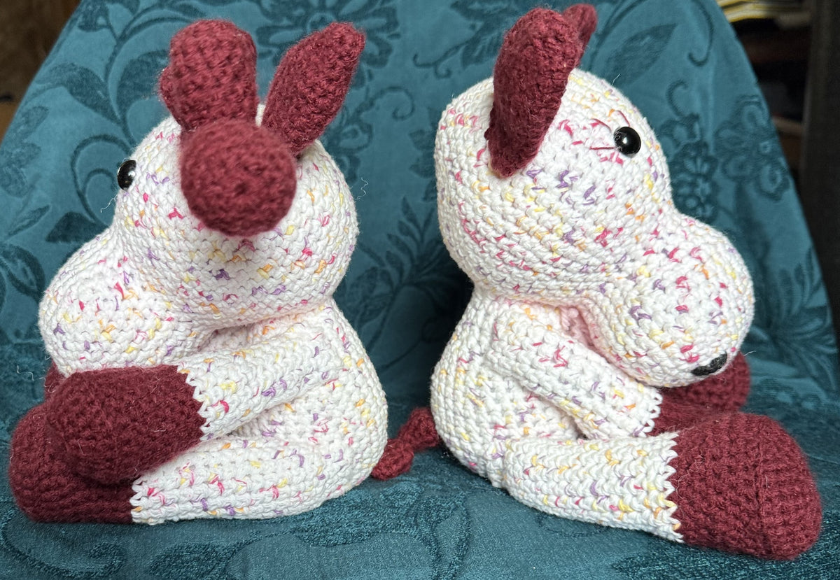 Hand crocheted stuffies