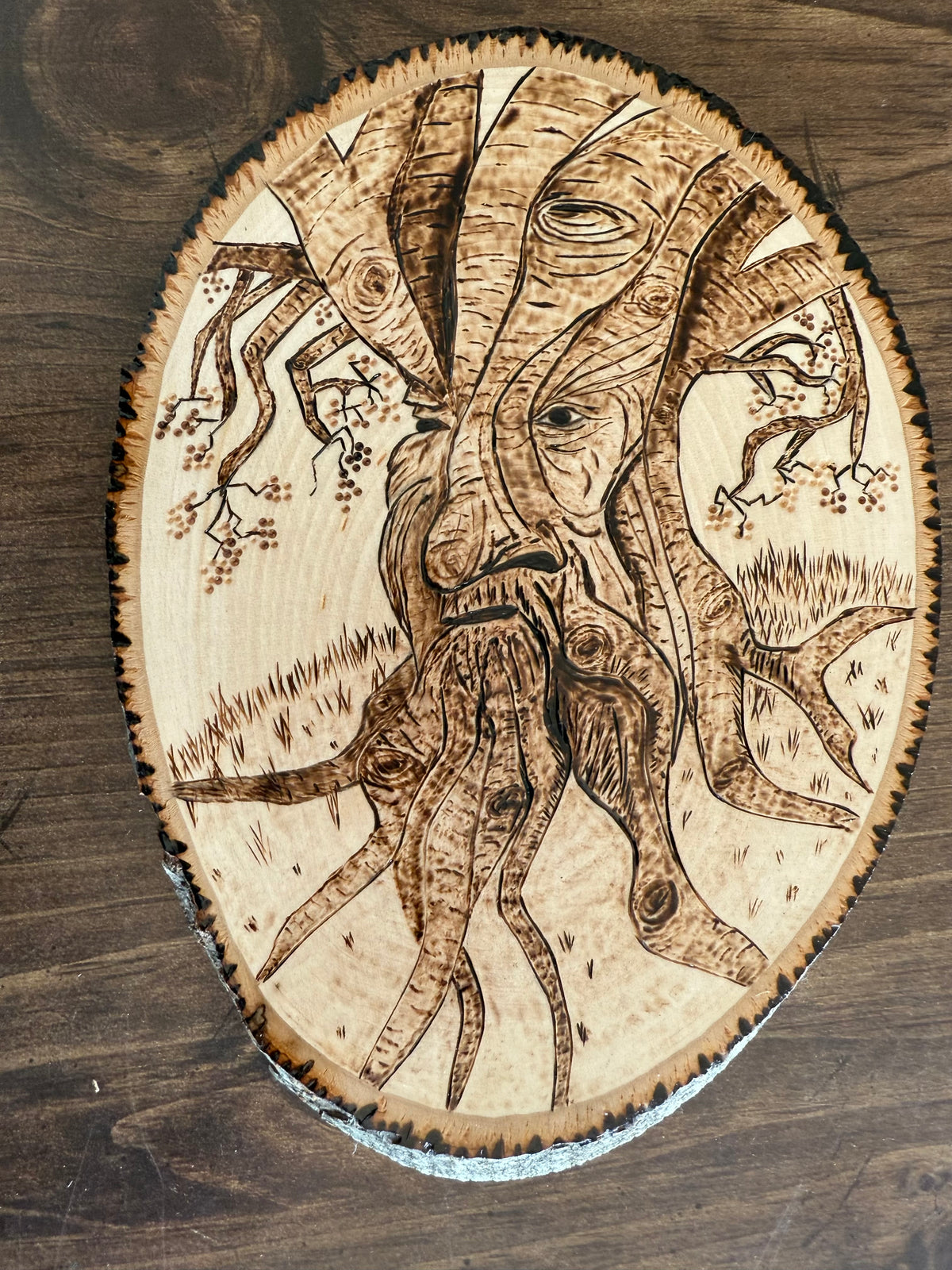Wood burned pictures