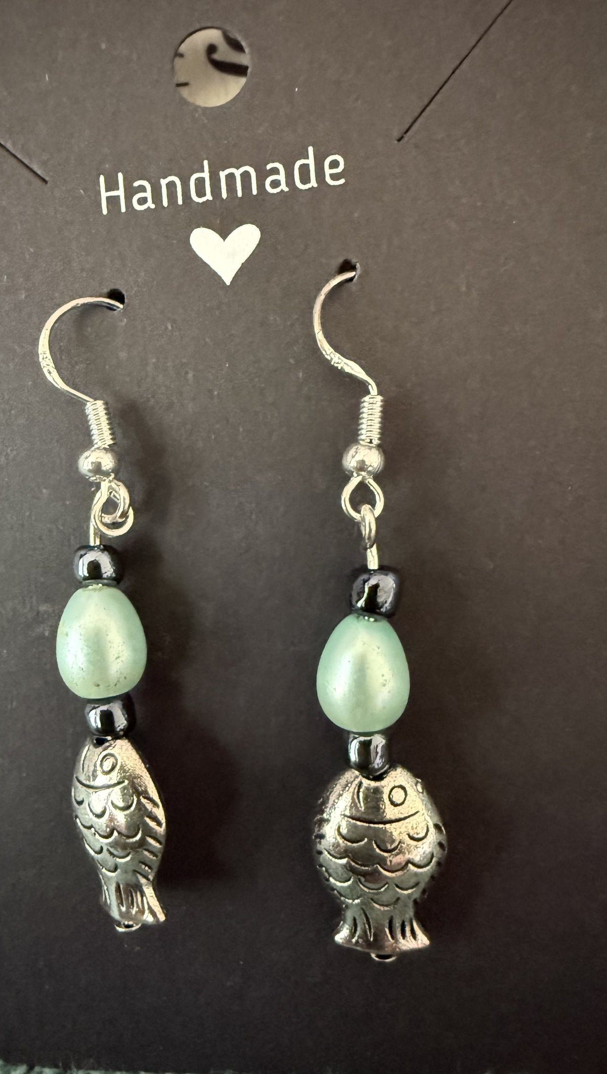 Alaska theme sterling silver earrings