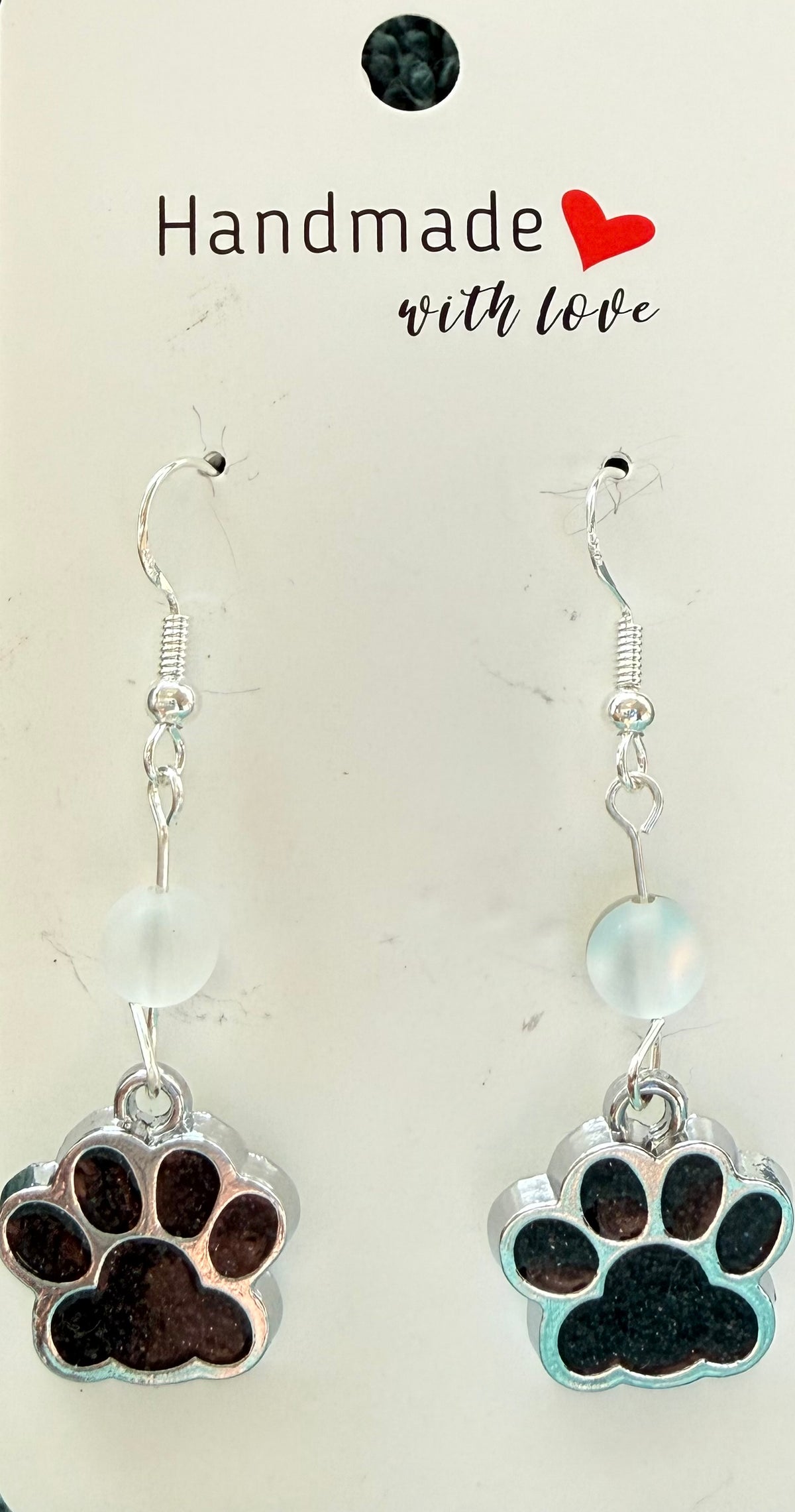 Alaska theme sterling silver earrings