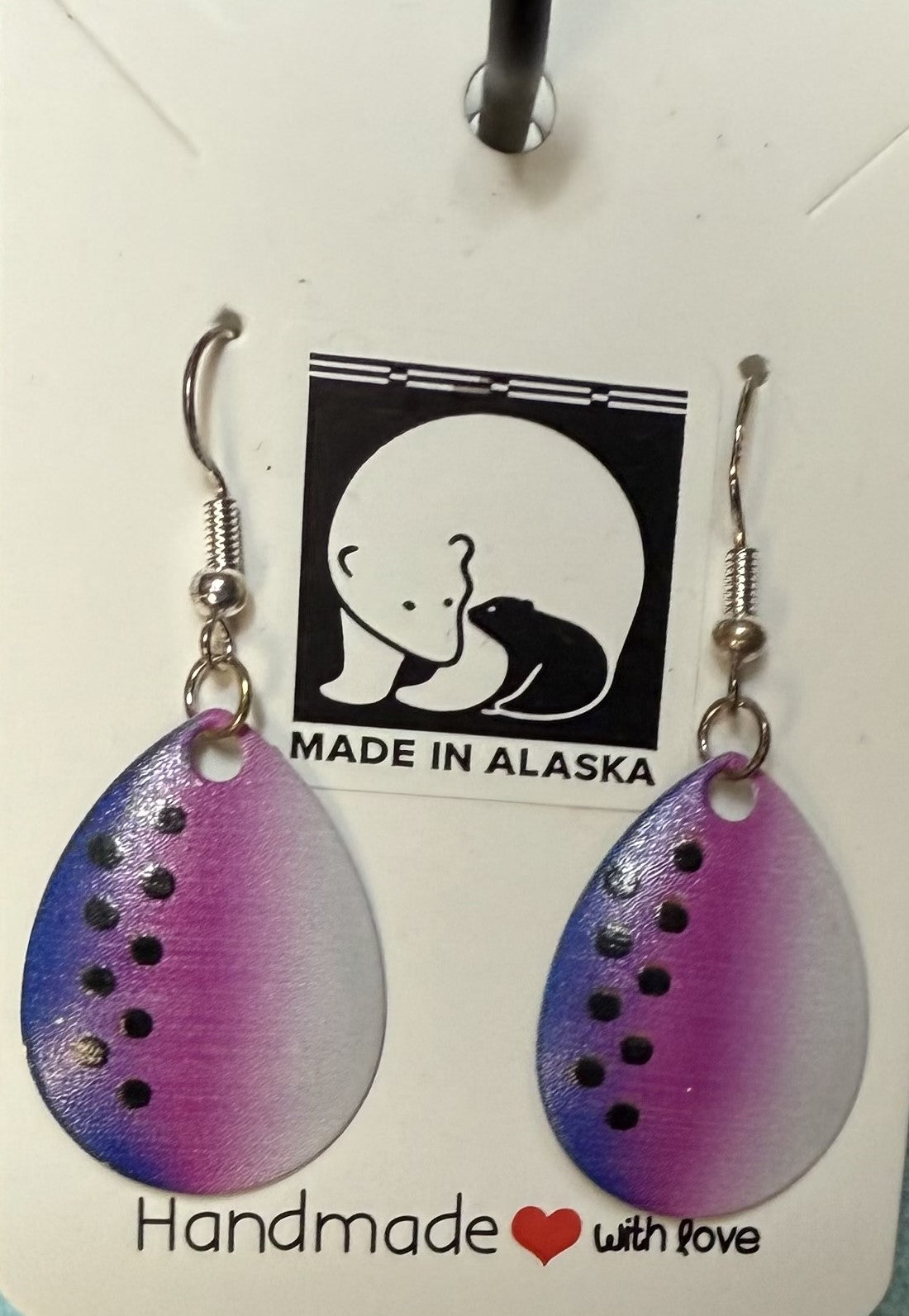 Fishing lure earrings