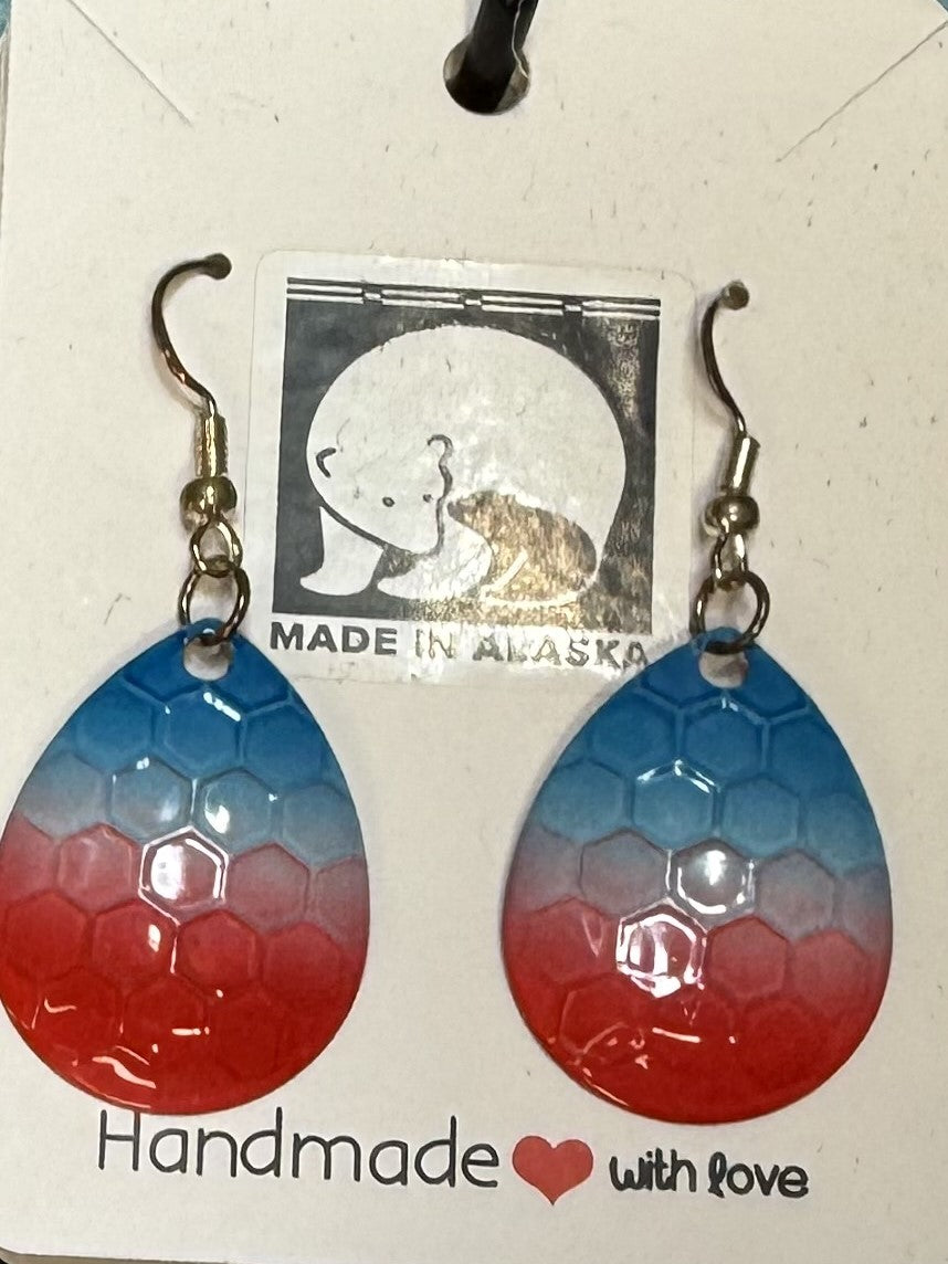 Fishing lure earrings