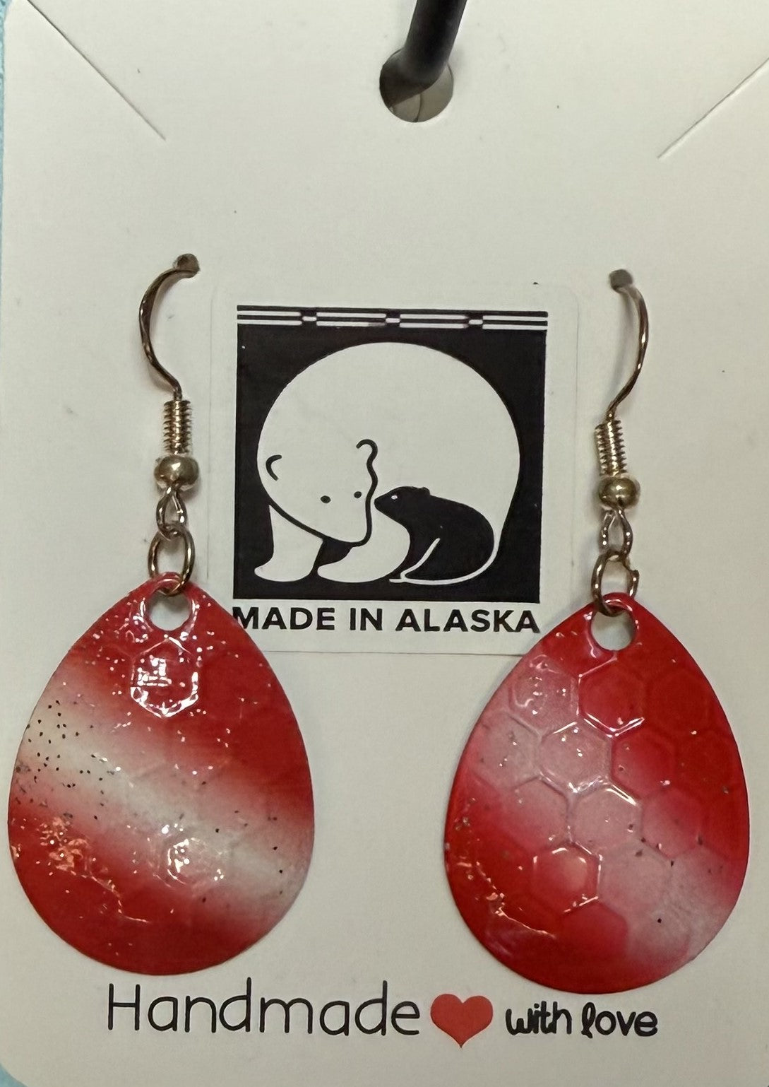 Fishing lure earrings