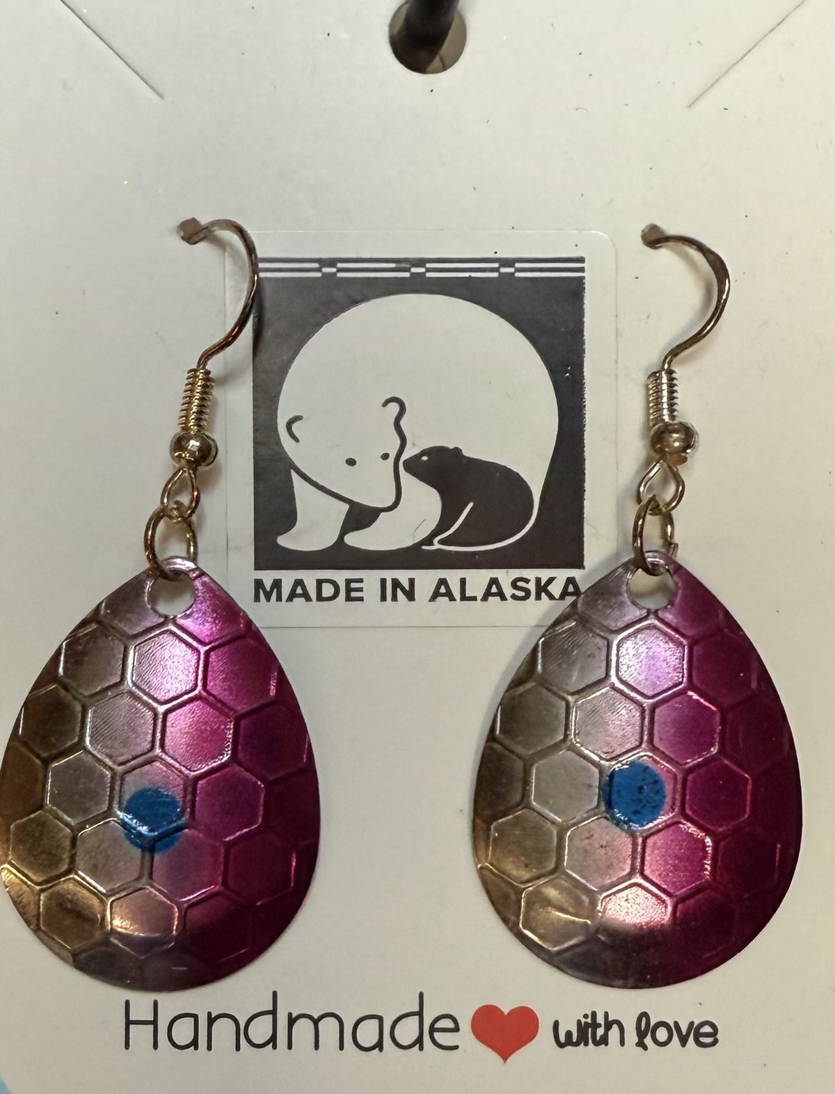 Fishing lure earrings
