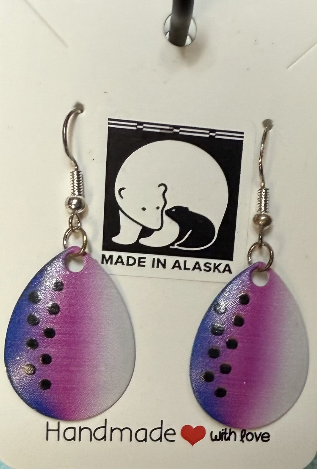 Fishing lure earrings