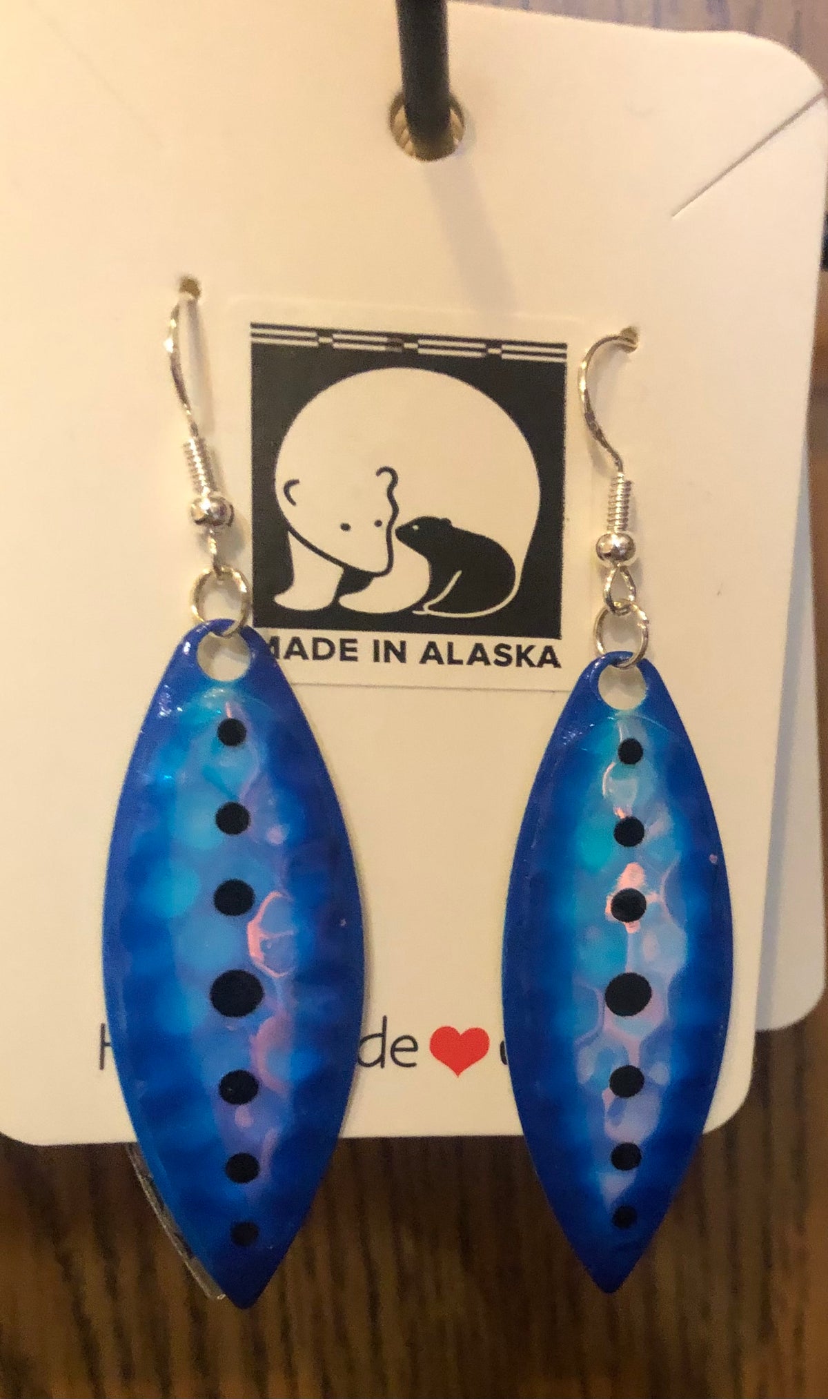 Fishing lure earrings
