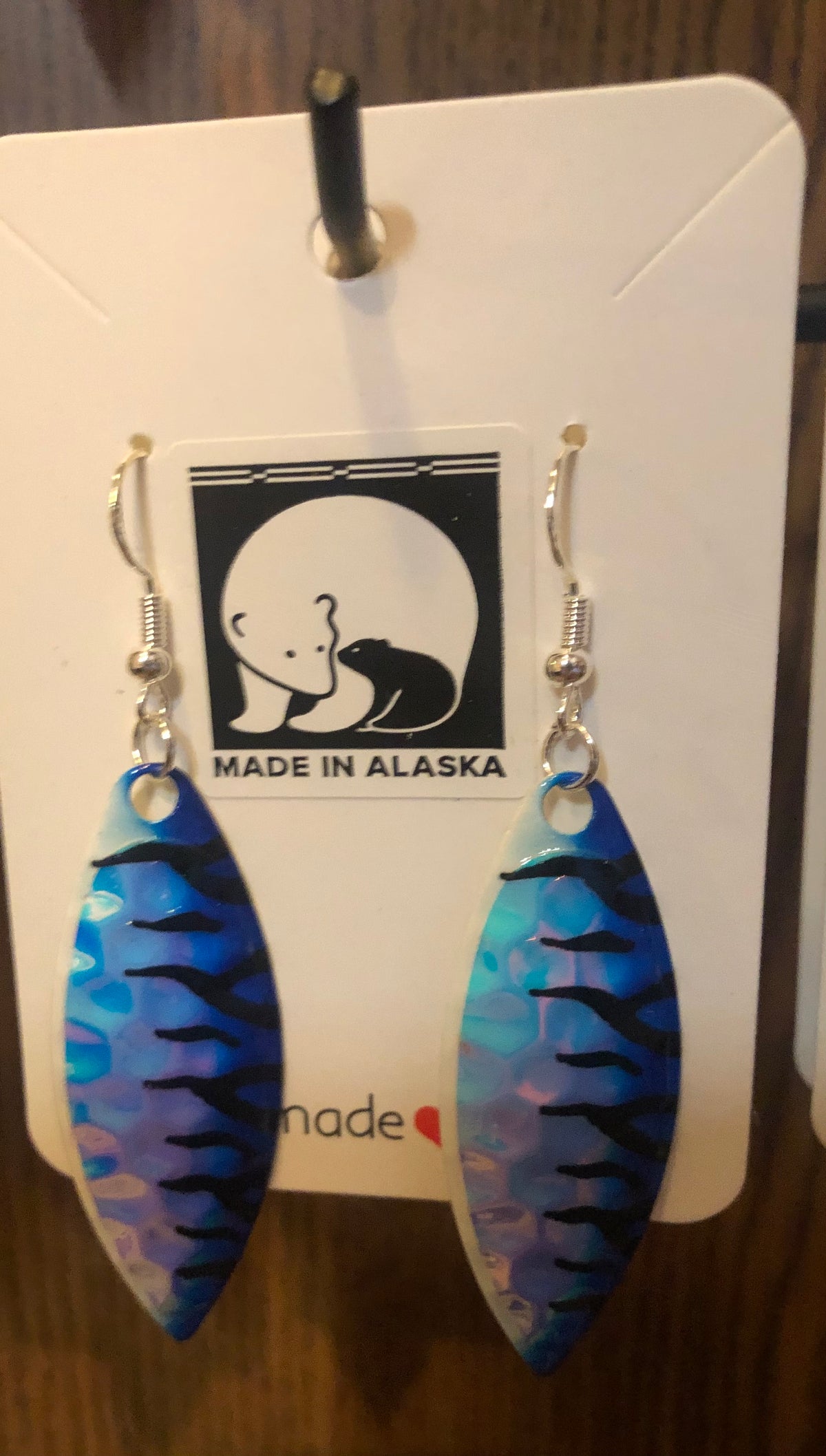 Fishing lure earrings