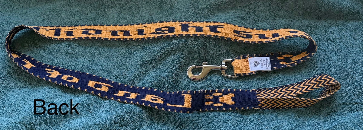 Hand woven dog leashes