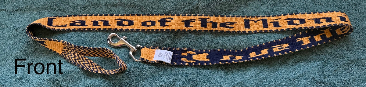 Hand woven dog leashes