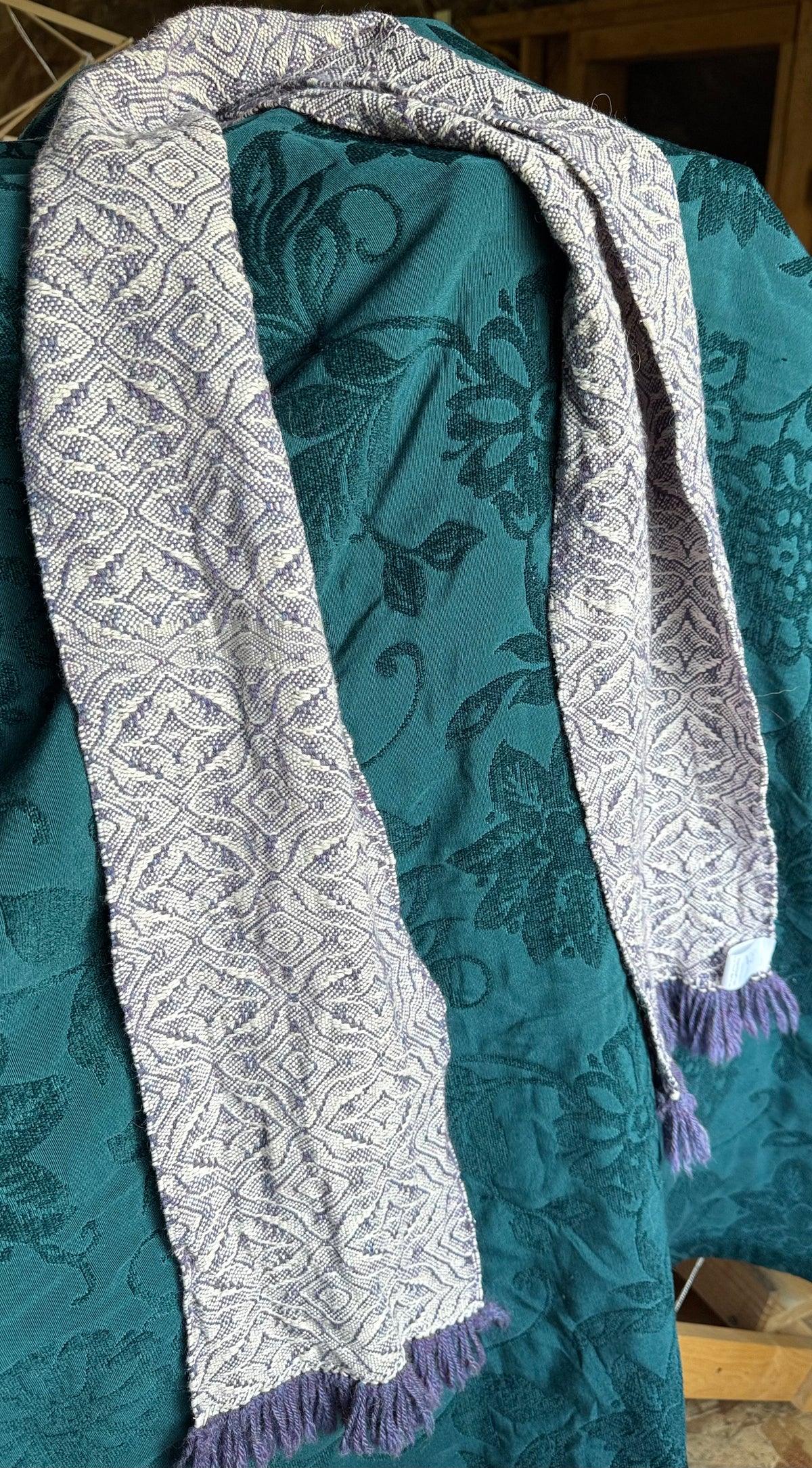 Hand woven scarves