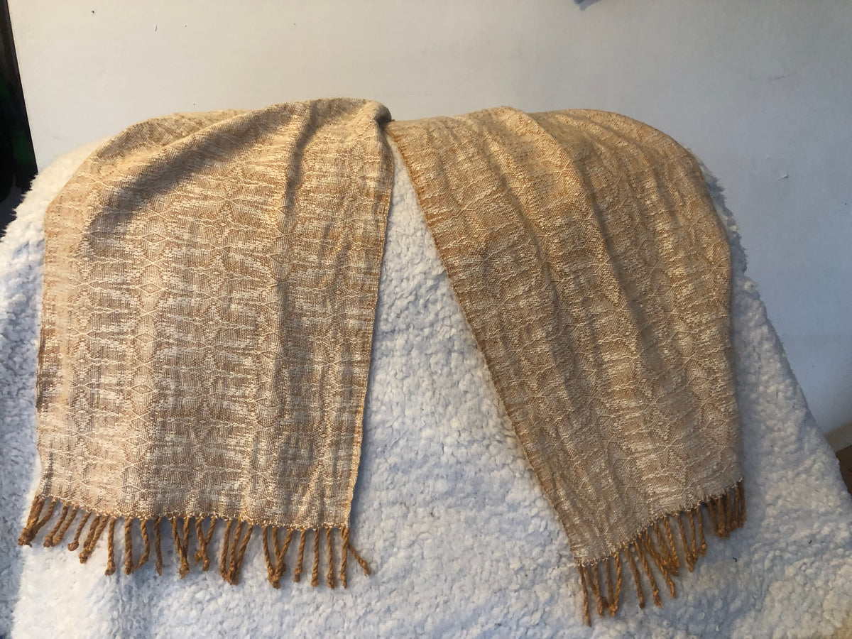Hand woven scarves